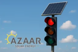چراغ راهنمایی خورشیدی
